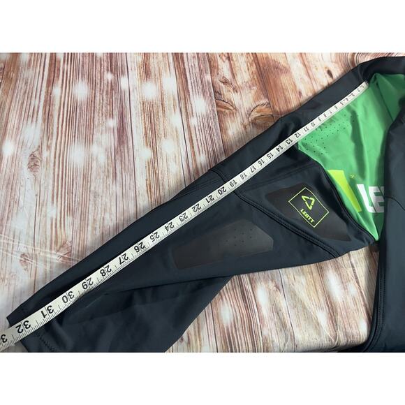 Leatt MTB GRAVITY 4.0 Men Sz XXL US 36 Green Black BMX Mountain Bike Pants 39x32 - Picture 5 of 9